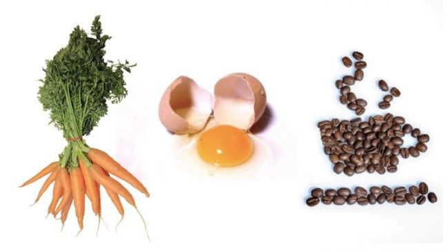 uova carota caffe immagine articolo
